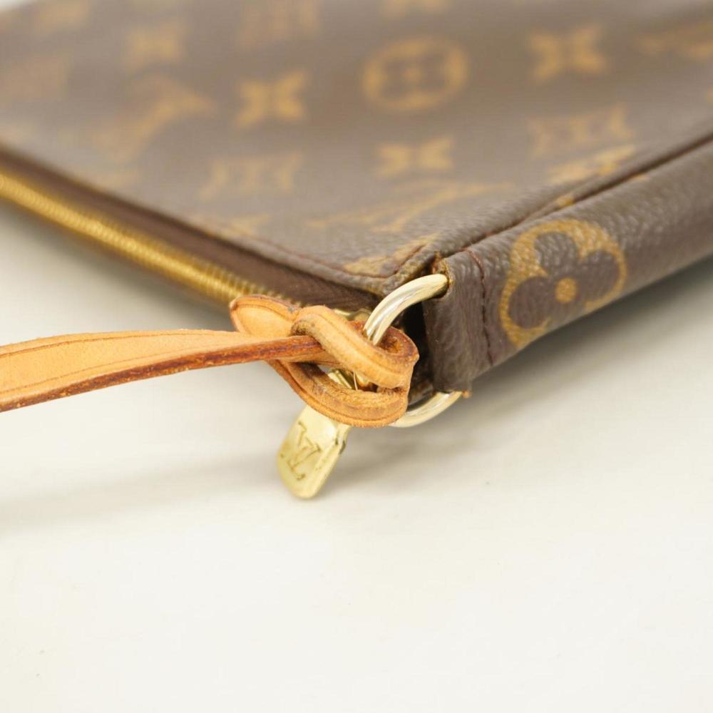 Louis Vuitton Pouch Monogram Pochette Accessoires M51980 Brown Women's - Picture 8 of 12